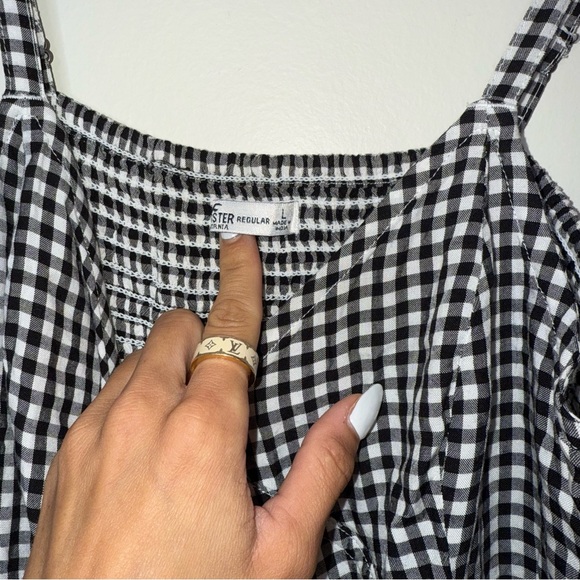 🖤Hollister Monochrome gingham Checkered Dress - Picture 3 of 4